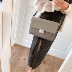 Leather crossbody bag